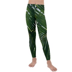 Relaxing Palms Kids  Lightweight Velour Leggings by LW323