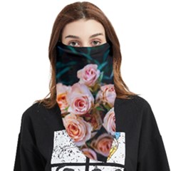 Sweet Roses Face Covering Bandana (triangle)