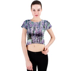 Lavender Love Crew Neck Crop Top by LW323