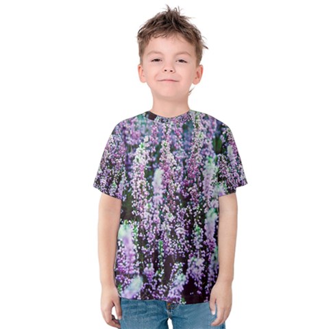 Lavender Love Kids  Cotton Tee by LW323