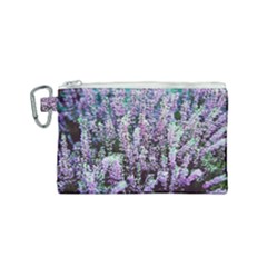 Lavender Love Canvas Cosmetic Bag (small) by LW323