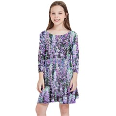 Lavender Love Kids  Quarter Sleeve Skater Dress