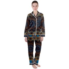 Victory Satin Long Sleeve Pajamas Set by LW323