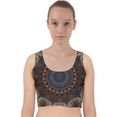 Victory Velvet Racer Back Crop Top by LW323