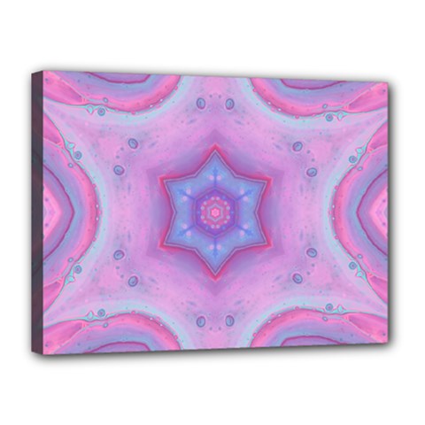 Cotton Candy Canvas 16  X 12  (stretched) by LW323