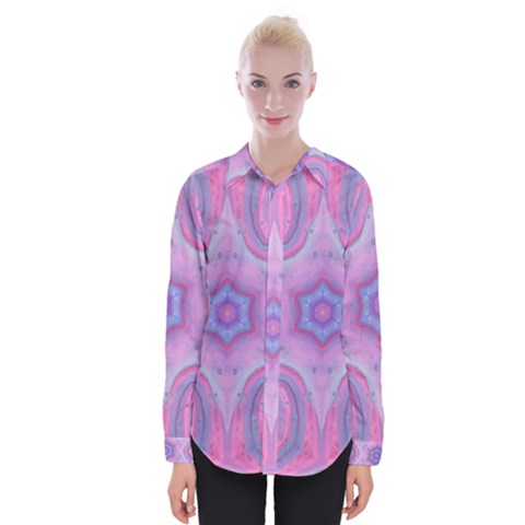 Cotton Candy Womens Long Sleeve Shirt by LW323