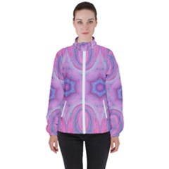 Cotton Candy Women s High Neck Windbreaker by LW323