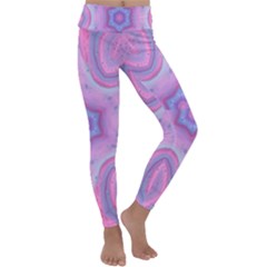 Cotton Candy Kids  Lightweight Velour Classic Yoga Leggings by LW323