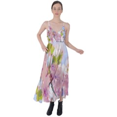 Bloom Tie Back Maxi Dress by LW323