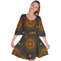 Midnight Romance Velour Kimono Dress by LW323