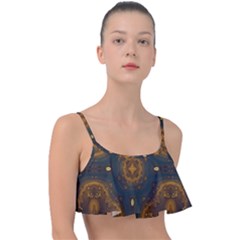 Midnight Romance Frill Bikini Top by LW323