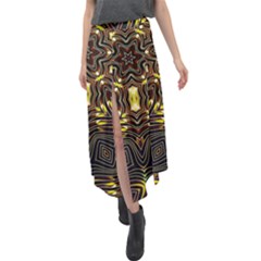 Beyou Velour Split Maxi Skirt by LW323