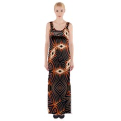 Fun In The Sun Thigh Split Maxi Dress by LW323