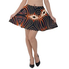 Fun In The Sun Velvet Skater Skirt by LW323