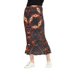 Fun In The Sun Maxi Fishtail Chiffon Skirt by LW323