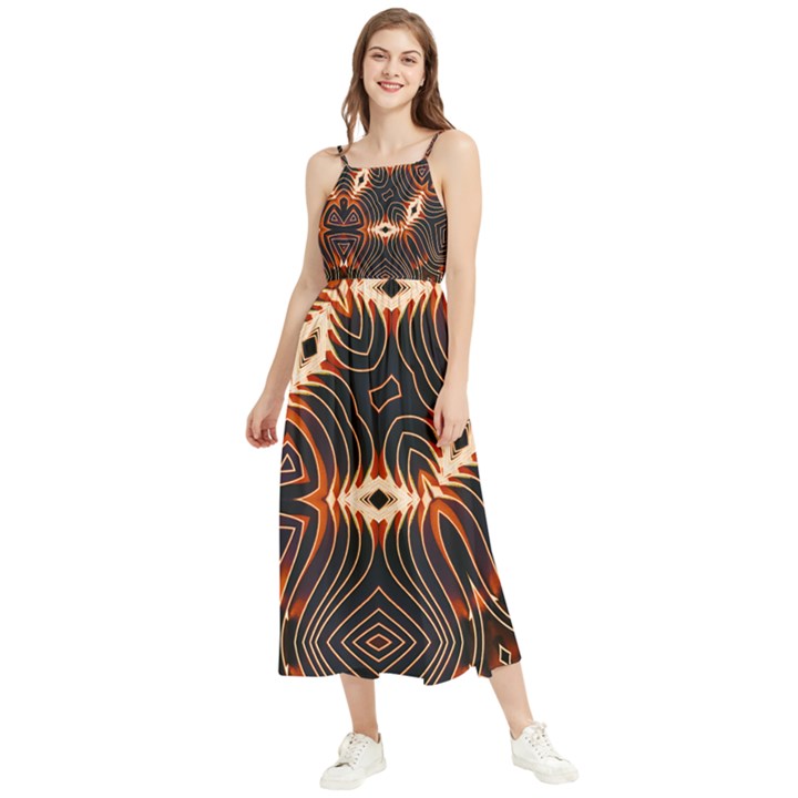 fun in the sun Boho Sleeveless Summer Dress