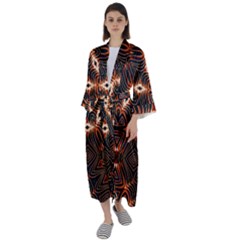 Fun In The Sun Maxi Satin Kimono by LW323