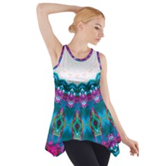 Peacock Side Drop Tank Tunic by LW323