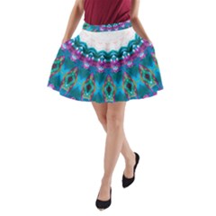 Peacock A-line Pocket Skirt by LW323