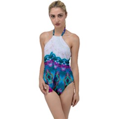 Peacock Go With The Flow One Piece Swimsuit by LW323