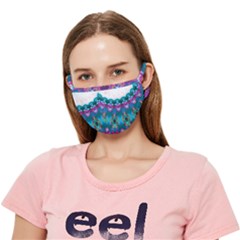 Peacock Crease Cloth Face Mask (adult)