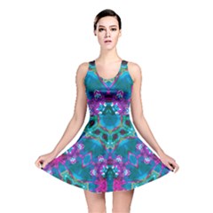 Peacock2 Reversible Skater Dress by LW323