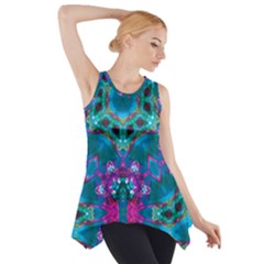 Peacock2 Side Drop Tank Tunic by LW323