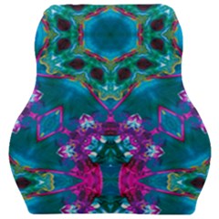 Peacock2 Car Seat Velour Cushion  by LW323