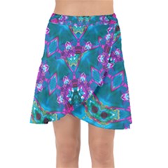 Peacock2 Wrap Front Skirt