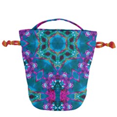 Peacock2 Drawstring Bucket Bag by LW323