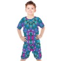 Peacock2 Kids  Tee and Shorts Set View1