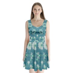 Softpetals Split Back Mini Dress  by LW323