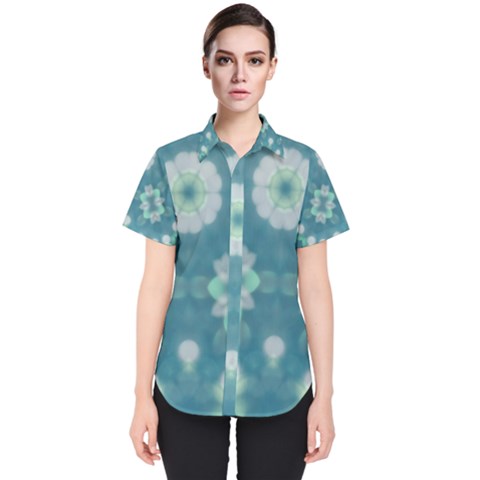 Softpetals Women s Short Sleeve Shirt by LW323