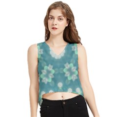 Softpetals V-neck Cropped Tank Top