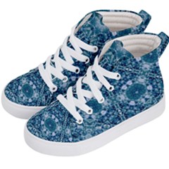 Blue Heavens Kids  Hi-top Skate Sneakers by LW323