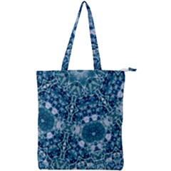 Blue Heavens Double Zip Up Tote Bag by LW323