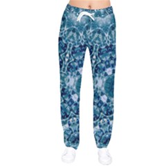 Blue Heavens Women Velvet Drawstring Pants by LW323