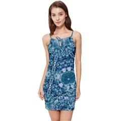 Blue Heavens Summer Tie Front Dress