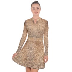 Sparkle Long Sleeve Panel Dress by LW323