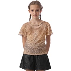 Sparkle Kids  Front Cut Tee by LW323