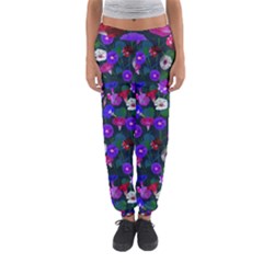 Watercolor Flowers  Bindweed  Liana Women s Jogger Sweatpants by SychEva