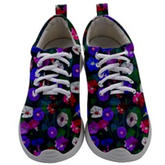 Watercolor Flowers  Bindweed  Liana Mens Athletic Shoes by SychEva