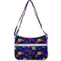 Watercolor Flowers  Bindweed  Liana Zip Up Shoulder Bag View3