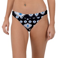 Festive Flowers For The Perfect Day In Peace Band Bikini Bottom by pepitasart