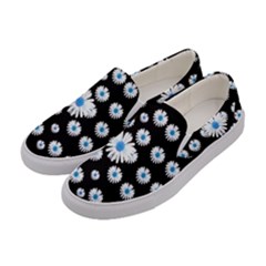 Festive Flowers For The Perfect Day In Peace Women s Canvas Slip Ons by pepitasart