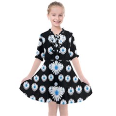 Festive Flowers For The Perfect Day In Peace Kids  All Frills Chiffon Dress by pepitasart