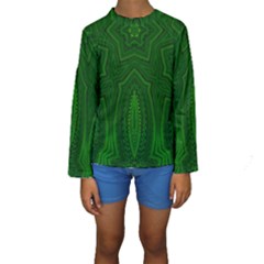 Freshspring3 Kids  Long Sleeve Swimwear by LW323