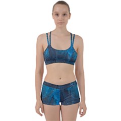 Feathery Blue Perfect Fit Gym Set by LW323