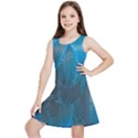 Feathery Blue Kids  Lightweight Sleeveless Dress View1