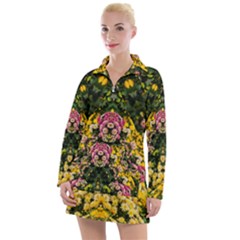 Springflowers Women s Long Sleeve Casual Dress by LW323